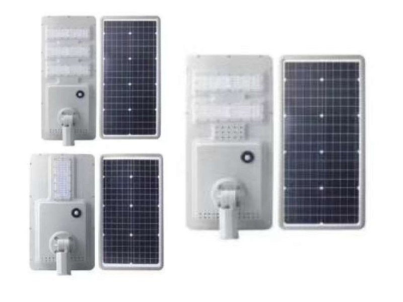 Integrated solar street lamp